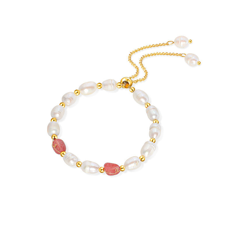 Baroque Freshwater Pearl Bracelet Female Niche