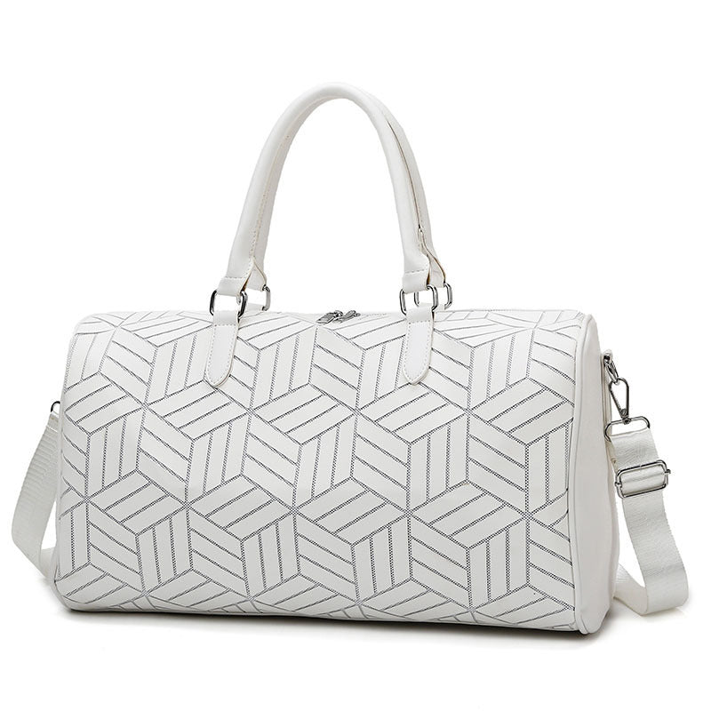 Large Capacity Travel Geometric Pattern Duffle Bag